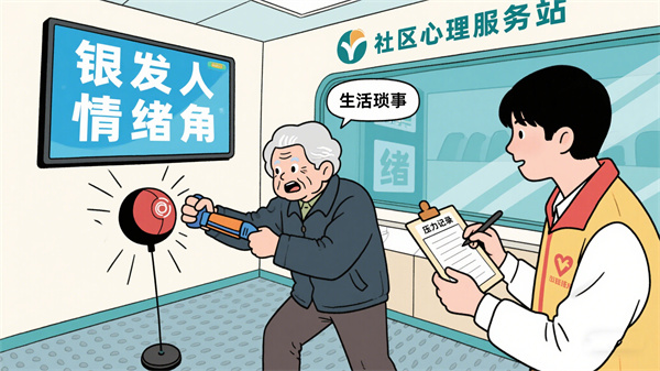 社区心理宣泄场景