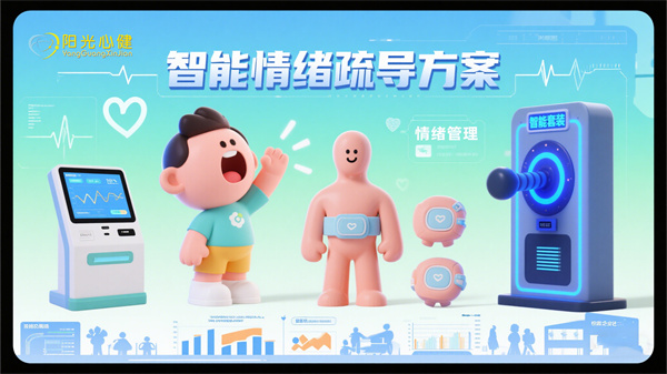 智能情绪疏导方案，解析阳光心健智能情绪宣泄设备矩阵
