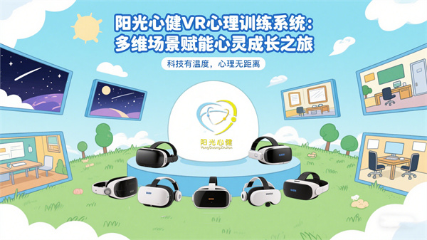 阳光心健VR虚拟现实心理训练系统：多维场景赋能心理服务建设