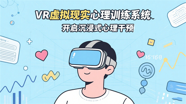 VR虚拟现实心理训练系统：沉浸式心理服务系统建设