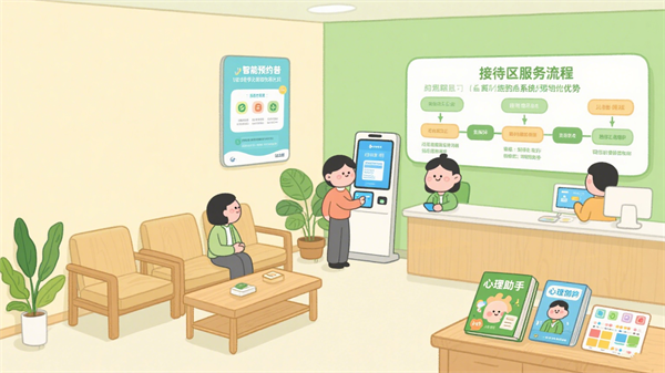 办公接待区：建立心理服务第一印象