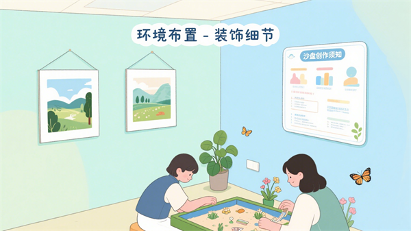 心理沙盘室的环境布置