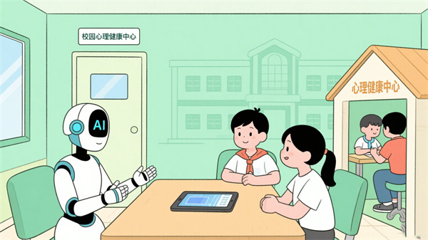AI心理服务设备的校园心理健康中心场景化应用