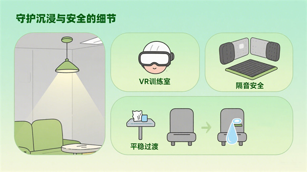 VR心理训练室的环境布置