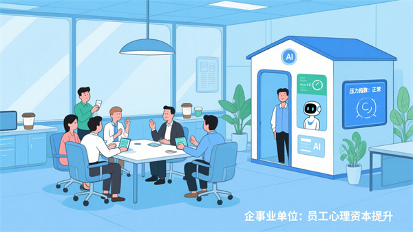 AI心理设备提升企事业单位员工心理资本