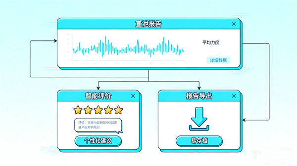 智能击打情绪宣泄系统的的数据记录分析