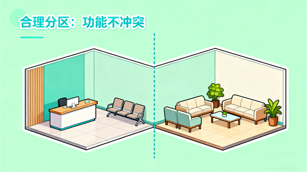 办公接待室的空间规划