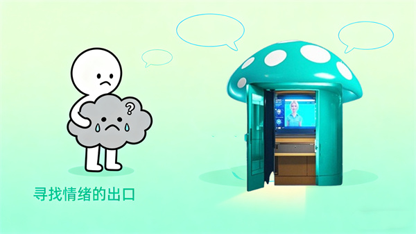 AI心理倾诉小屋的功能意义