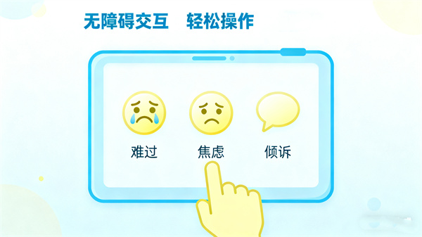 AI心理倾诉小屋的无障碍交互