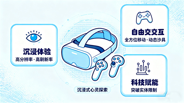 沉浸式心灵探索的VR心理沙盘