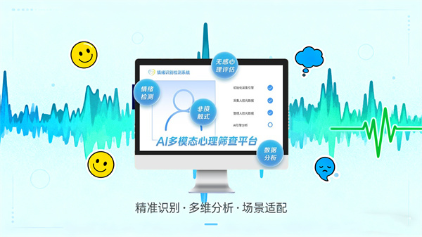 阳光心健情绪识别检测系统 - AI无感多模态心理筛查平台（学校/部队/司法适用）