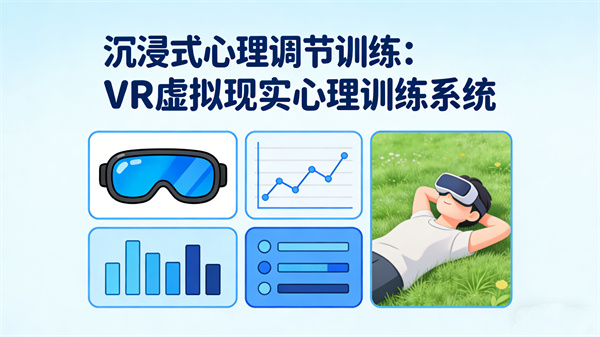 沉浸式心理调节训练：VR虚拟现实心理训练系统的功能和特点