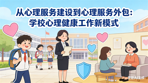 构建学校心理健康体系：从心理服务建设到心理服务外包