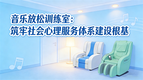 音乐放松训练室：筑牢社会心理服务体系建设根基