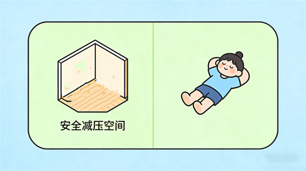 安全减压的独立空间