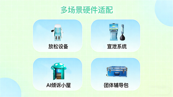 硬件设备：多场景适配，实现全方位情绪疏导与干预