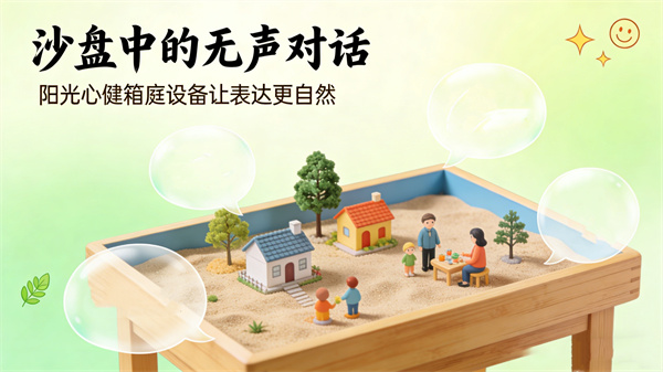 心理沙盘中的心灵对话：阳光心健箱庭设备让心理表达更自然