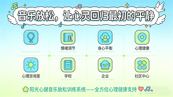 阳光心健的音乐放松训练系统