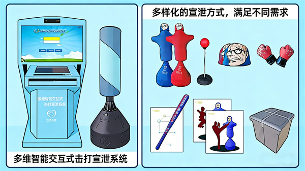 多样化的宣泄方式，满足不同需求