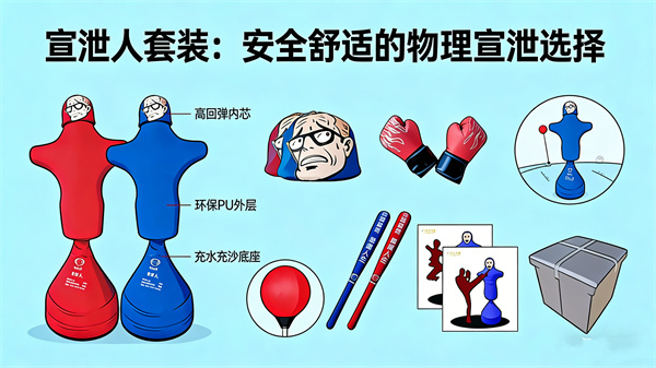 宣泄人套装：安全舒适的物理宣泄选择
