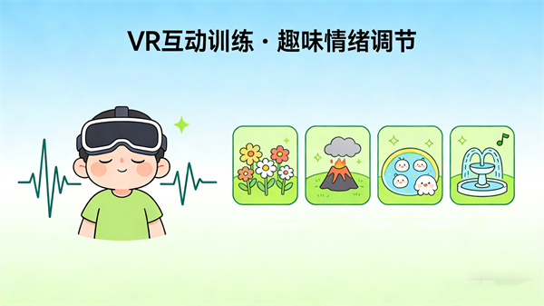 VR互动训练：调节情绪的趣味场景