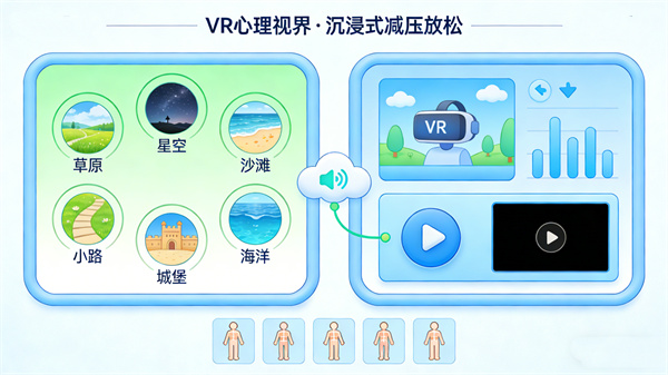 VR心理视界：减压放松的优美环境