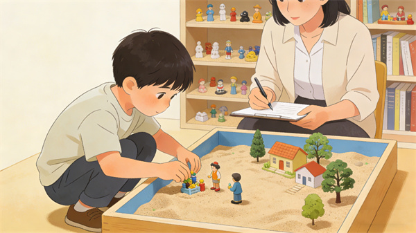 心理沙盘室与箱庭疗法