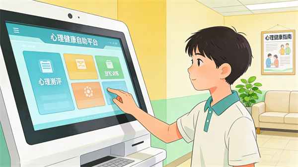 办公接待室与心理自助