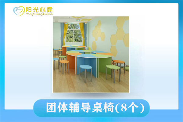 团体辅导桌椅（8个）