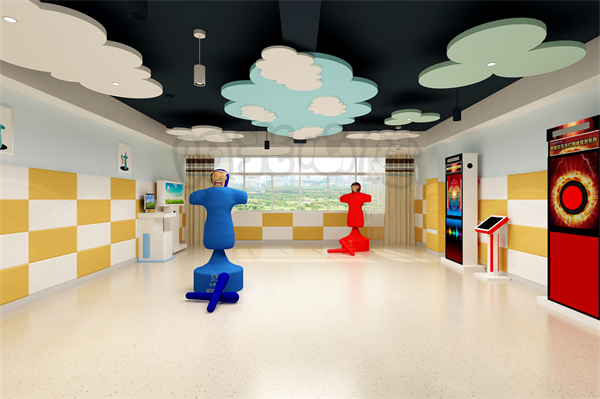 宣泄地板和宣泄墙