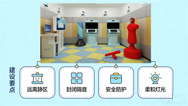 情绪宣泄室标准化建设方案：阳光心健情绪宣泄器材配置