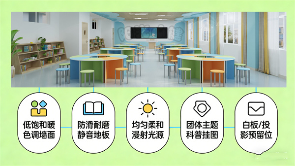 团体心理活动室建设全方案：阳光心健团辅器材配置