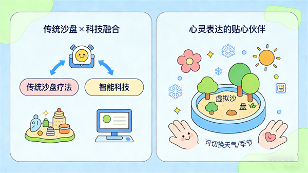 茶几型电子心理沙盘：舒适融入咨询空间