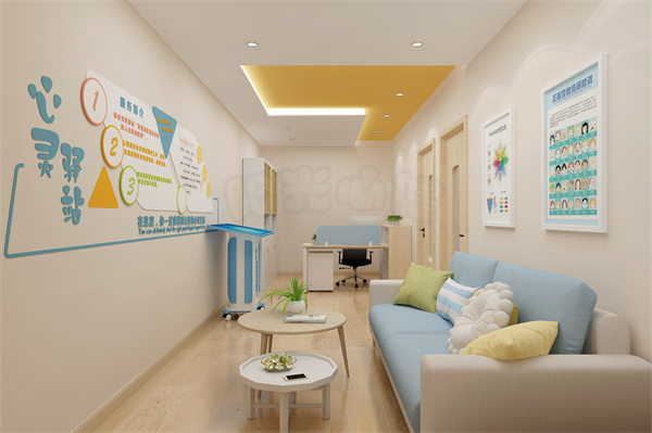 办公接待区：开启心理服务的第一站