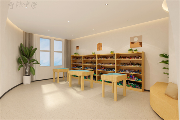 心理沙盘室：表达内心的无声窗口