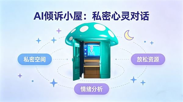 AI心理倾诉小屋：私密的心灵对话空间
