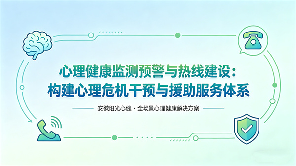 心理援助热线建设，心理危机干预与心理健康监测预警解决方案