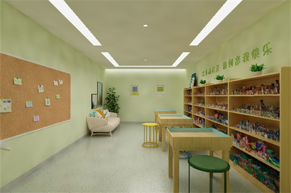 非语言表达的心理沙盘室