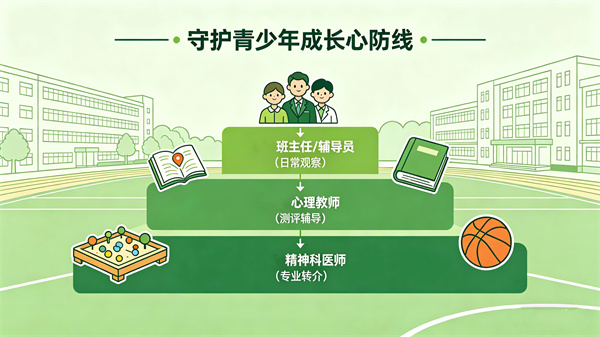 学校心理服务场所：守护青少年成长心防线
