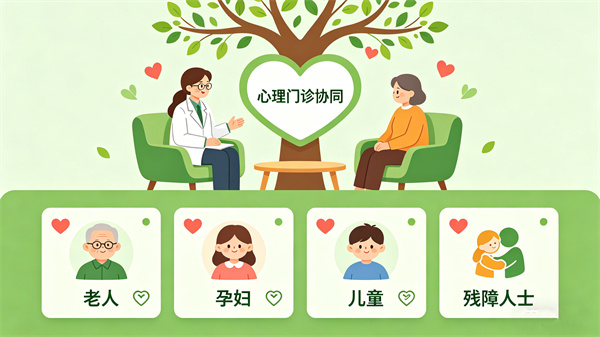 提供心理门诊服务：心理门诊建设与特定人群心理健康关爱