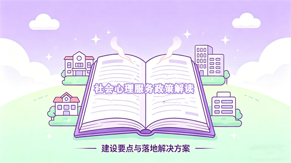 25部门社会心理服务政策解读：建设要点与落地解决方案