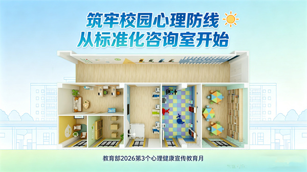 解读教育部第3个全国学生心理健康宣传教育月部署：筑牢校园心理防线，从标准化心理咨询室建设开始