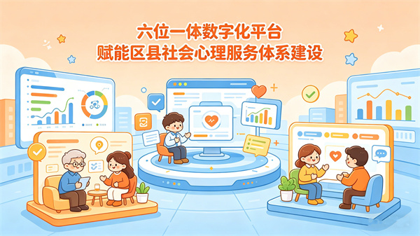 六位一体数字化平台，赋能区县社会心理服务体系建设