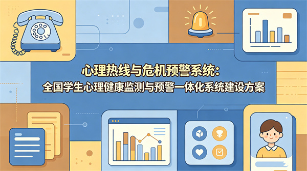 心理热线与危机预警系统：全国学生心理健康监测与预警一体化系统建设方案