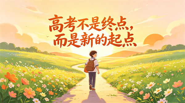 高考不是终点，而是新的起点