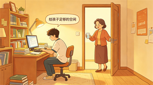 给孩子足够的空间，不要过度干涉