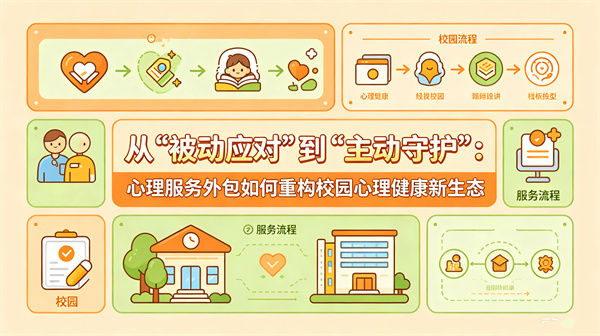 校园心理健康难落地？心理服务外包如何重构校园心理健康新生态