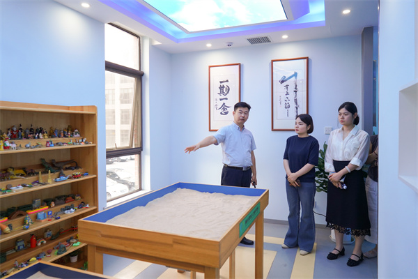 深化校企合作，安徽城市管理职业学院领导莅临阳光心健参观洽谈