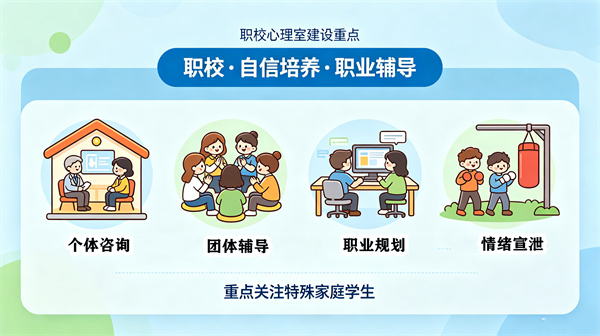 职业学校心理咨询室建设应该侧重什么