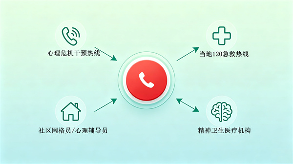 遇到紧急心理危机时，有哪些官方求助渠道？